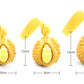 Durian shapes pet dog puzzle soft rubber ball chew toy