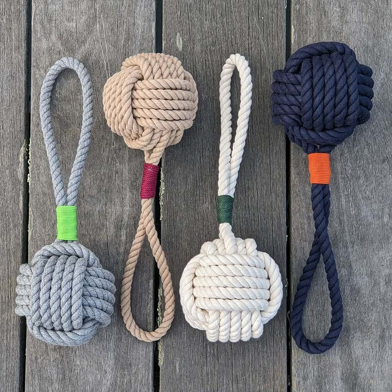 Big rope knot strong and wear -resistant dog chew toys