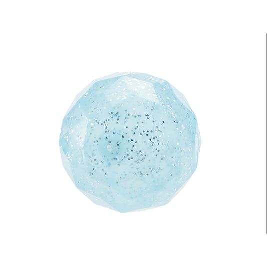 Crystal Clear Rubber Dog Chew Toy Ball Suitable All Pet Sizes