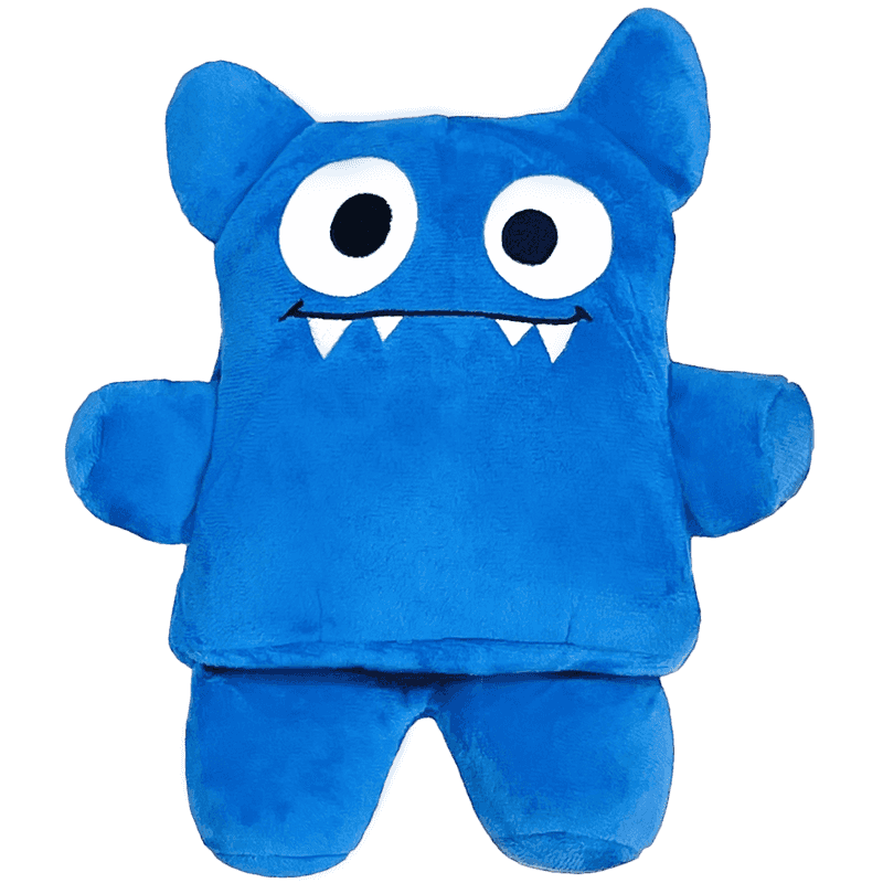 COOPET Monster Dog Plush Toy Pet Chew Doll