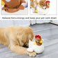 Hen-Shaped Dog Chew Toy | Plush Interactive Play for Intelligent Training