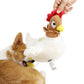 Hen-Shaped Dog Chew Toy | Plush Interactive Play for Intelligent Training