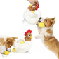 Hen-Shaped Dog Chew Toy | Plush Interactive Play for Intelligent Training