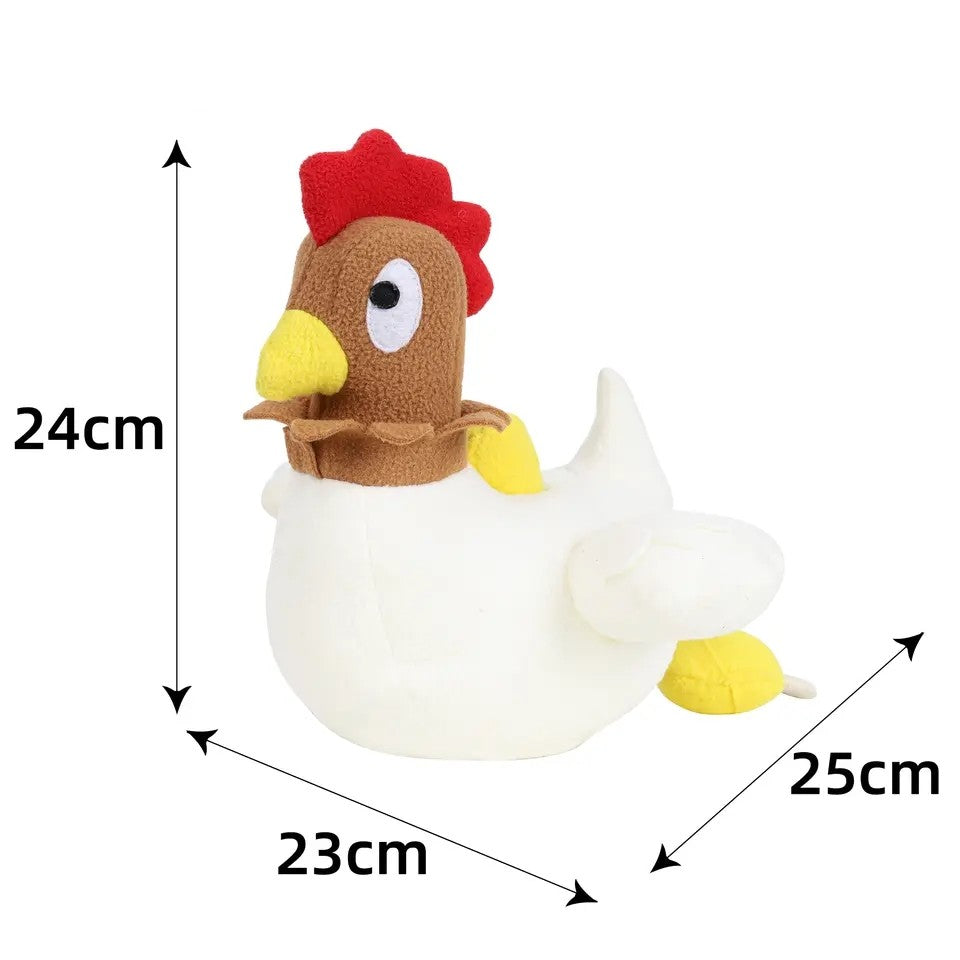 Hen-Shaped Dog Chew Toy | Plush Interactive Play for Intelligent Training