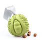 Durian shapes pet dog puzzle soft rubber ball chew toy