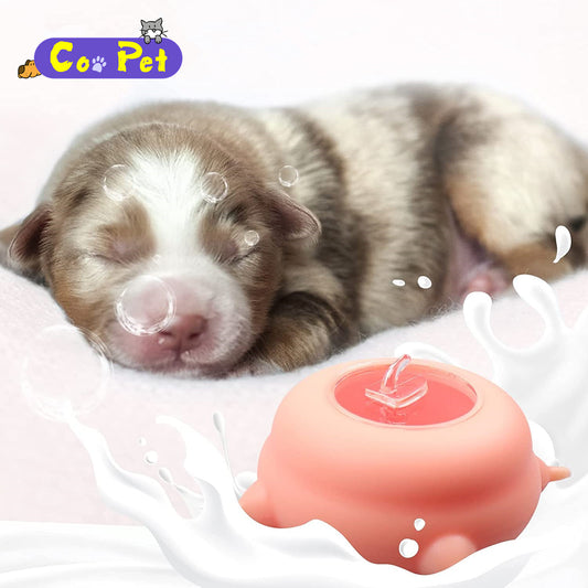 Coopetcn Puppy Kitten Feeder Milk Bowl 5.7*5.7x2.4 inches Feeding Supplies