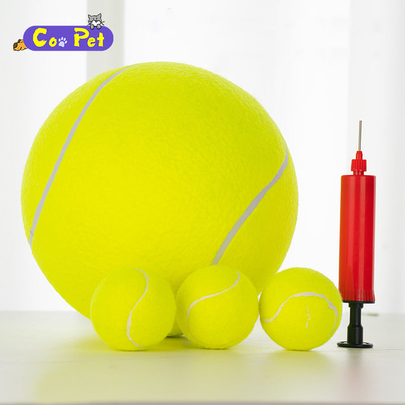 Coopetcn 9 Inches Jumbo Dog Tennis Ball Dog Toys