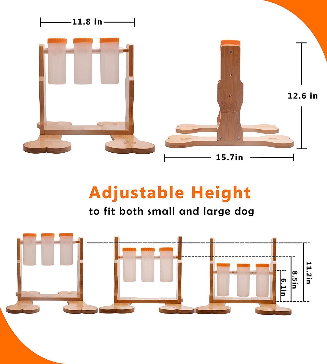 Coopetcn Adjustable Treats Dispenser For Dog Feeding Supplies