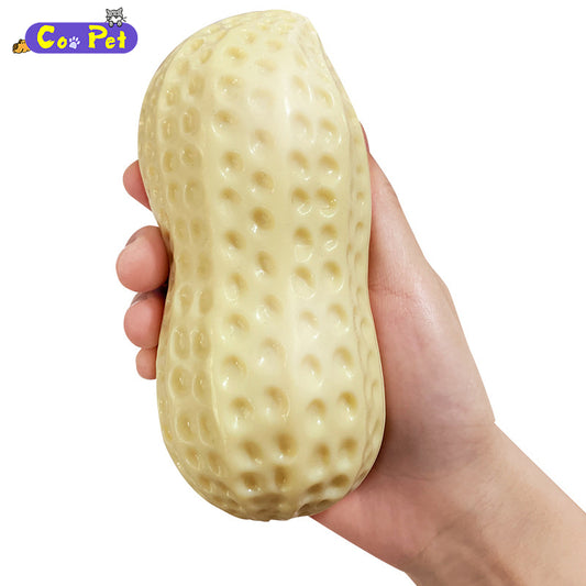 Coopetcn Latex Squeaky Peanut 14*8cm Dog Toys