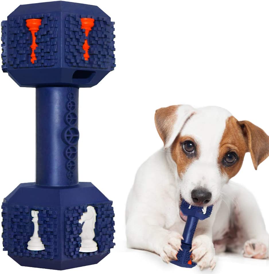 Dog Chew Toys for Aggressive Chewers,Tough Durable Indestructible Dog Toys 5.9 x 2.7 x 2.7 inches