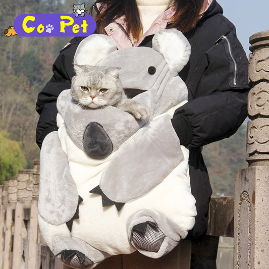 Coopetcn Warm Out Double Shoulder Portable Koala Travel Backpack 50*57cm Travel Products