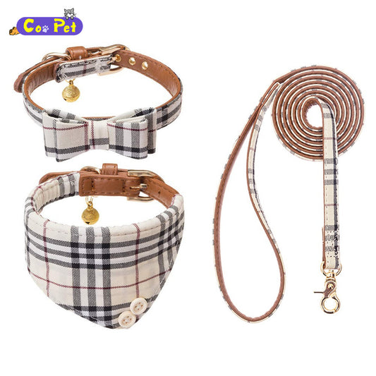 Coopetcn Cotton Square Collar 3pcs Cat Collar